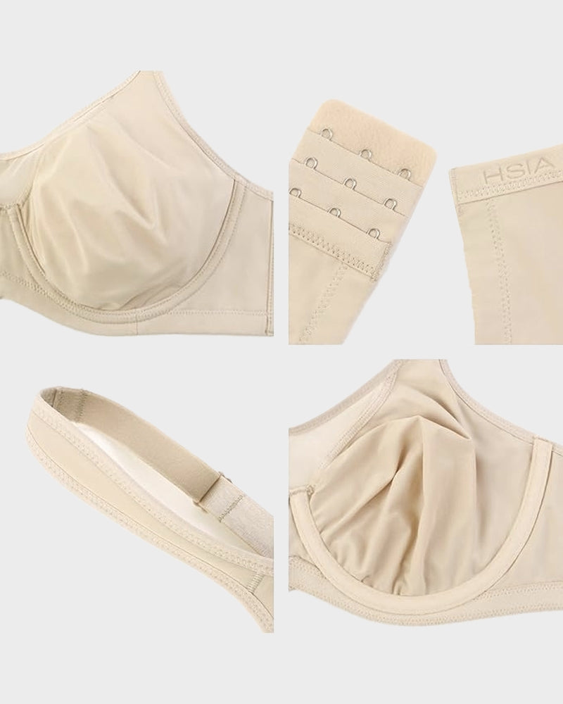 Plus Size Cooling Full Coverage Minimizer Bra