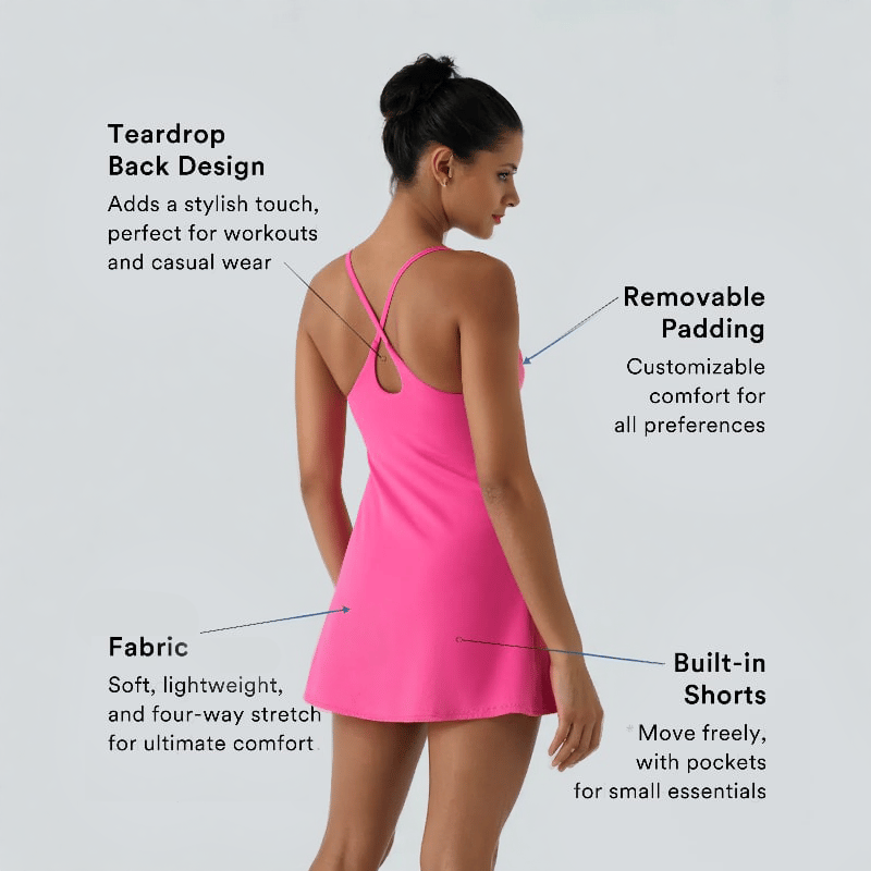 The Ultimate Tummy Control Backless Active Dress